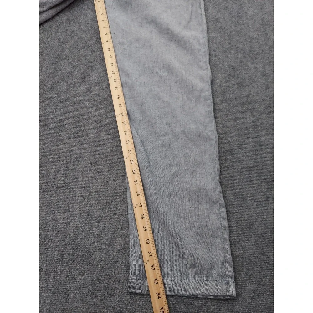 TOMMY BAHAMA Linen Pants Mens 2XL Blue Linen Cotton Stretch Drawstring Beach